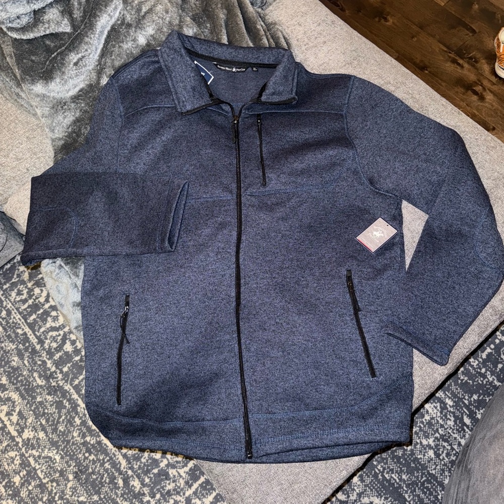 Beverly Hills Polo Club Men's Blue Jacket